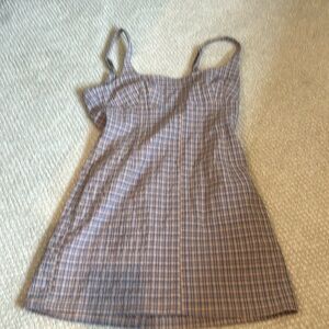 Urban Outfitters Peach and Purple mini dress